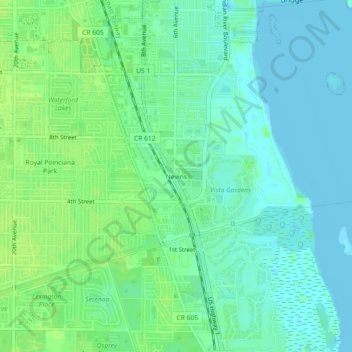 Nevins topographic map, elevation, terrain
