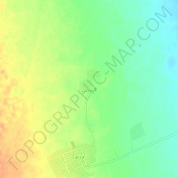 الجمش topographic map, elevation, terrain