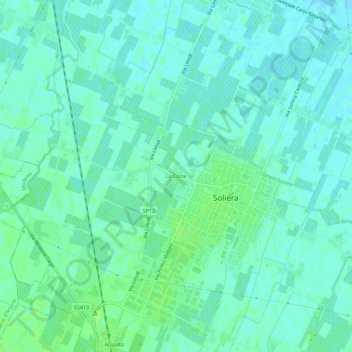 La Corte topographic map, elevation, terrain