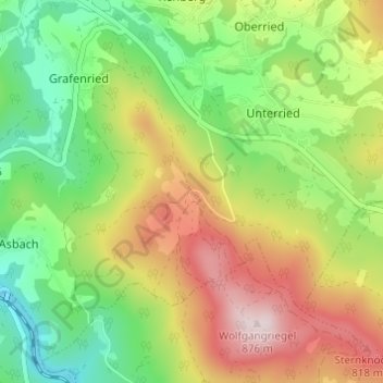 Frath topographic map, elevation, terrain