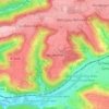 Wustenriet topographic map, elevation, terrain