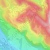 Souclin topographic map, elevation, terrain