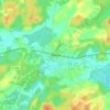 Reftele topographic map, elevation, terrain
