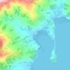 Barrys Bay topographic map, elevation, terrain