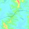 Winya topographic map, elevation, terrain