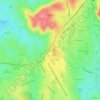 Boudieu Bas topographic map, elevation, terrain