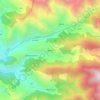 bhutsi topographic map, elevation, terrain