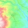 El Teocinte topographic map, elevation, terrain