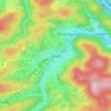 Banfe topographic map, elevation, terrain