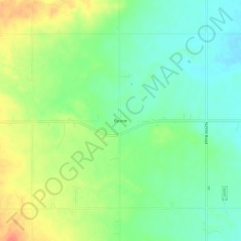 Boone topographic map, elevation, terrain