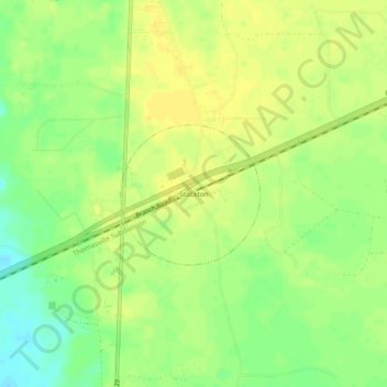 Stockton topographic map, elevation, terrain