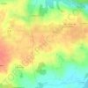 Couabot topographic map, elevation, terrain