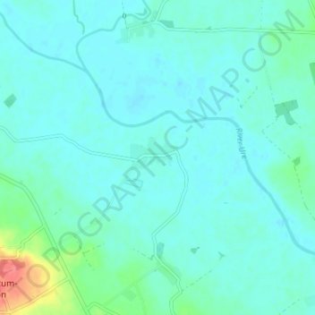 Lower Dunsforth topographic map, elevation, terrain