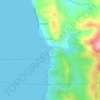 Tagbubunga topographic map, elevation, terrain