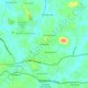 Henawatte topographic map, elevation, terrain