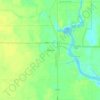 White Star topographic map, elevation, terrain