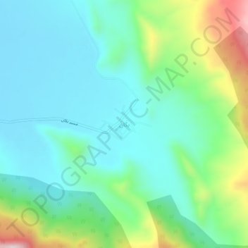 Bakaan topographic map, elevation, terrain