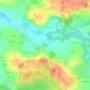 La Brosse topographic map, elevation, terrain