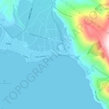 Kirra topographic map, elevation, terrain