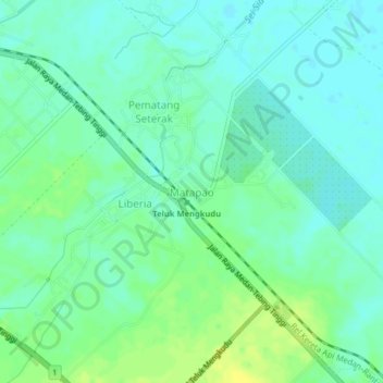 Matapao topographic map, elevation, terrain