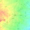 Botad topographic map, elevation, terrain