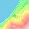 Ribeira Funda topographic map, elevation, terrain