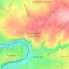 Saint-Georges-Montcocq topographic map, elevation, terrain
