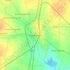 Virudhunagar topographic map, elevation, terrain