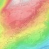 Les Briesses topographic map, elevation, terrain