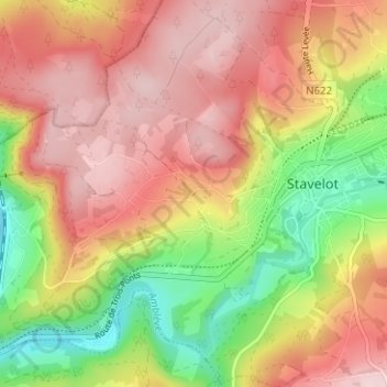 Renardmont topographic map, elevation, terrain