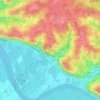Aux Agaçats topographic map, elevation, terrain