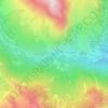 Olagniers topographic map, elevation, terrain