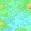 Jumilla topographic map, elevation, terrain