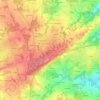 Le Petit Palais topographic map, elevation, terrain