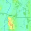 Newton on Trent topographic map, elevation, terrain