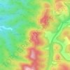 Masua lookout topographic map, elevation, terrain