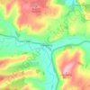 Llangurig topographic map, elevation, terrain