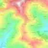 Jamnikhal topographic map, elevation, terrain