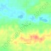 Calvin Center topographic map, elevation, terrain