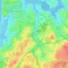 Setauket topographic map, elevation, terrain