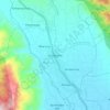 Kutacane topographic map, elevation, terrain