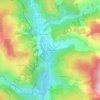 Les Roberts topographic map, elevation, terrain