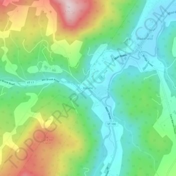 Irasville topographic map, elevation, terrain