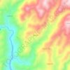 Tam Rin topographic map, elevation, terrain