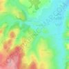 Beauregard topographic map, elevation, terrain