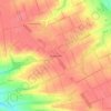 Zaliznychne topographic map, elevation, terrain
