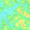 Dulanmahara topographic map, elevation, terrain