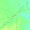 Bhitarwar topographic map, elevation, terrain