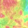 East Gardner topographic map, elevation, terrain