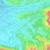 Lukavica topographic map, elevation, terrain